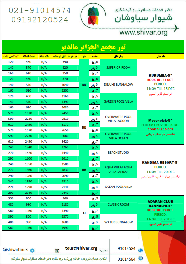 تور مالدیو