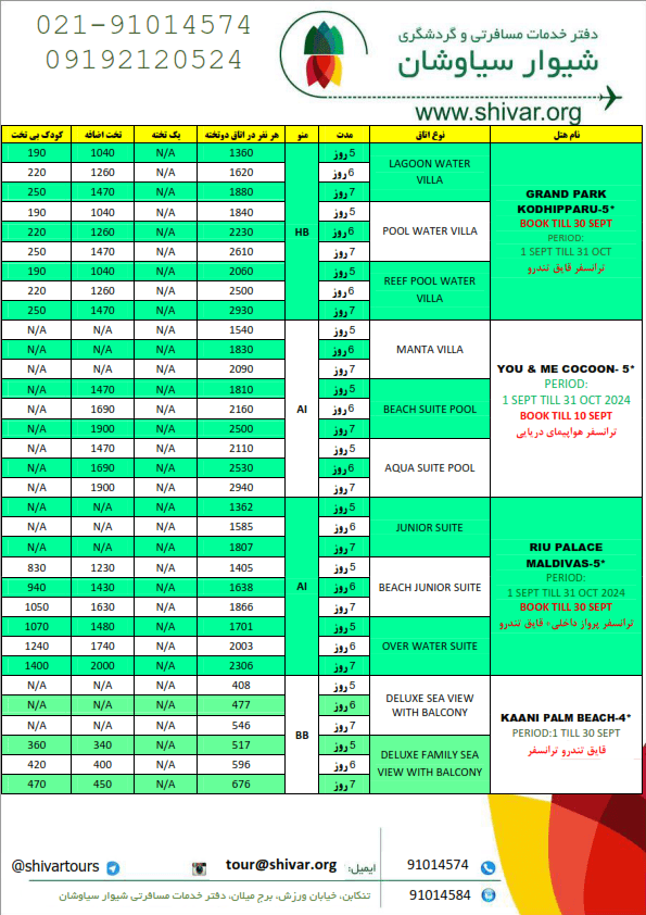 تور مالدیو