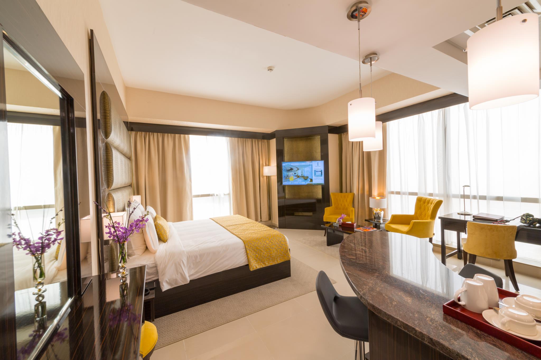 اتاق های هتل جوورا دبی |Gevora Hotel