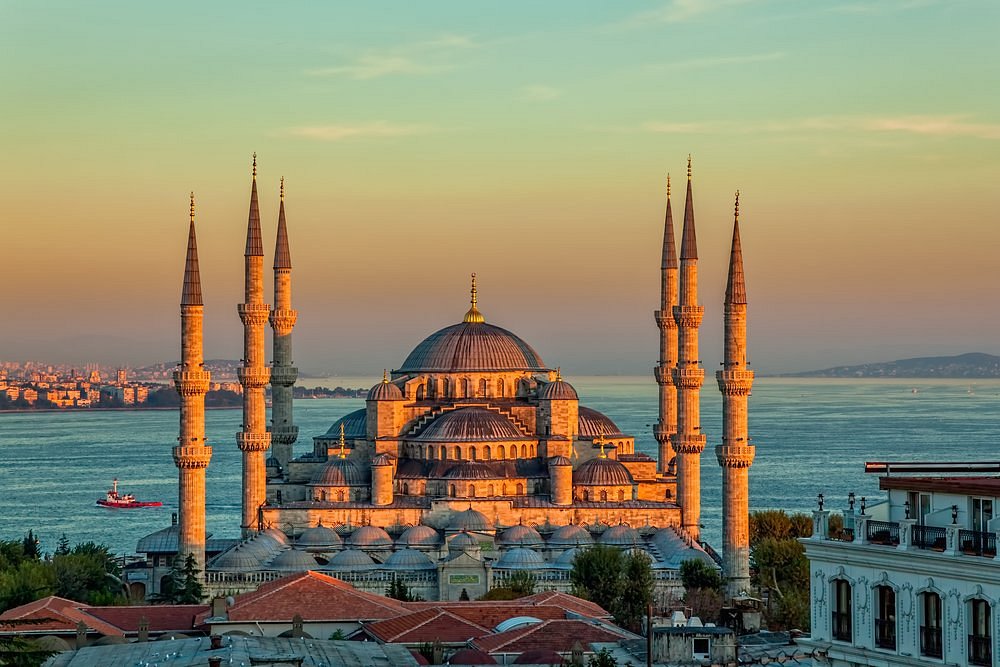 چشم اندازی زیبا از استانبول-مسجد آبی