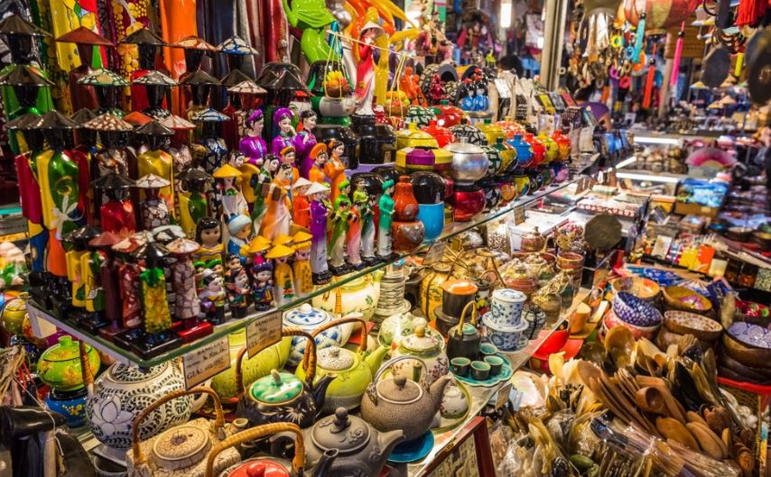بازار بن تان در هوشی مینه
