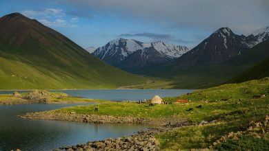 Photo of دریاچه کول اکوک (Kol Ukok) با آبی سرد در نارین | دیدنی های قرقیزستان