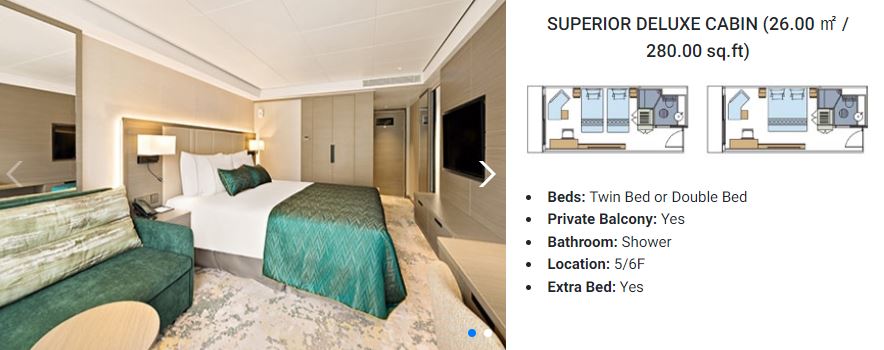 superior deluxe cabin