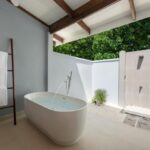 ویلای ساحلی غروب آفتاب