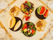 یکی از وعده های غذایی سرو شده هتل بک